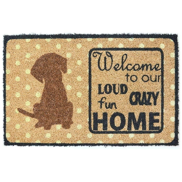 Ninamar Natural Coir Welcome Door Mat – 29.5 x 17.5 inch