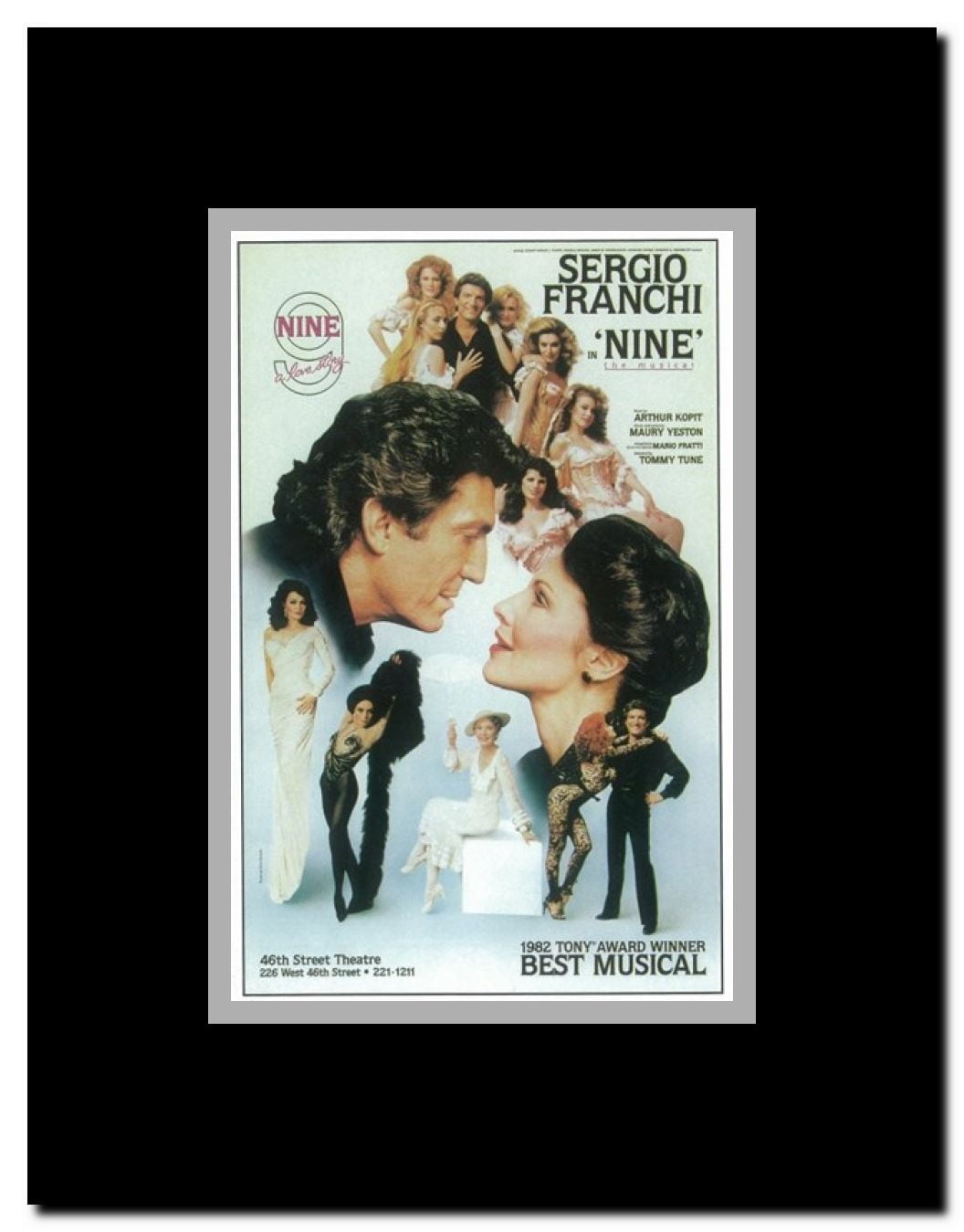 Nine (Broadway) Framed Movie Poster