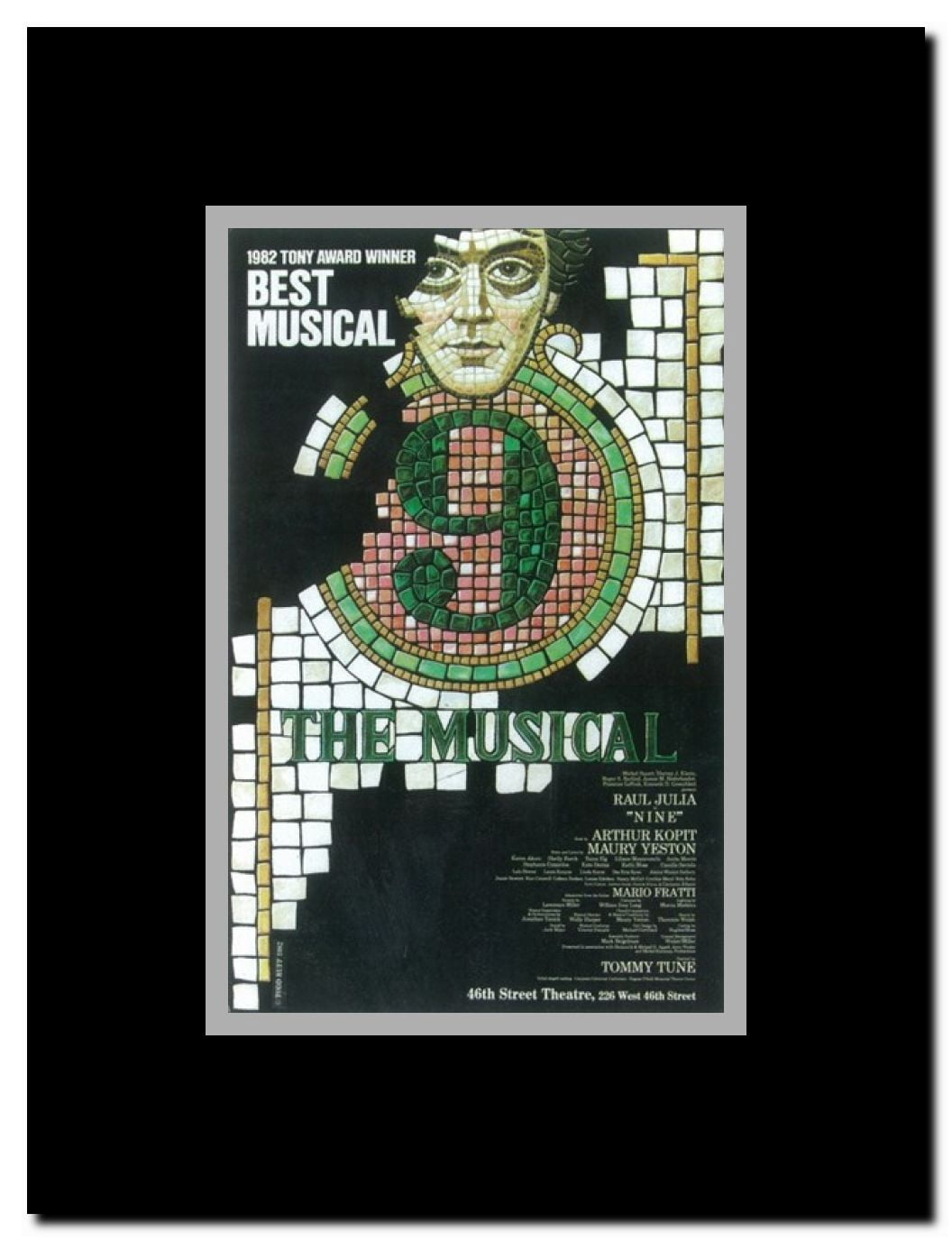 Nine (Broadway) Framed Movie Poster