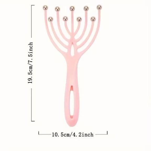 Nine-Claw Head Massager - Meridian Scalp Scraping Comb for Stress Relief and Improved Circulation