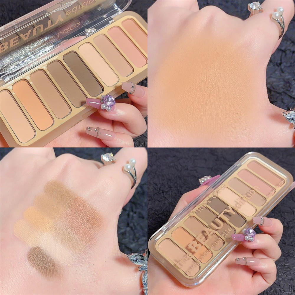 NineColor Eyeshadow Palette, Long Strip For Daily Makeup, Low