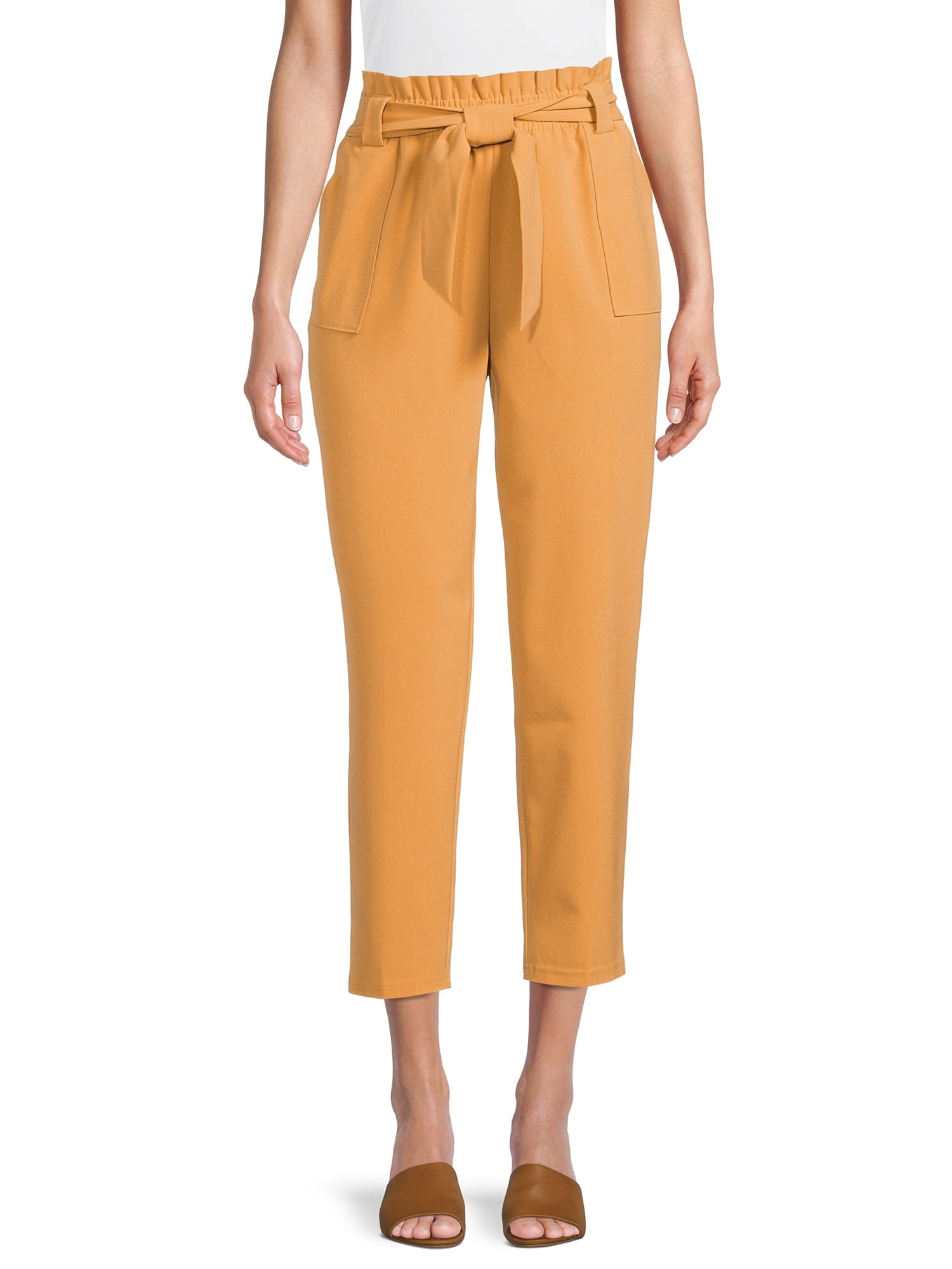 Mint Paper Bag Front Tie Waist Slim Pants – Keweenaw Klass Boutique LLC