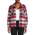 thumbnail image 1 of Nine.Eight Women’s Plaid Shacket, 1 of 5