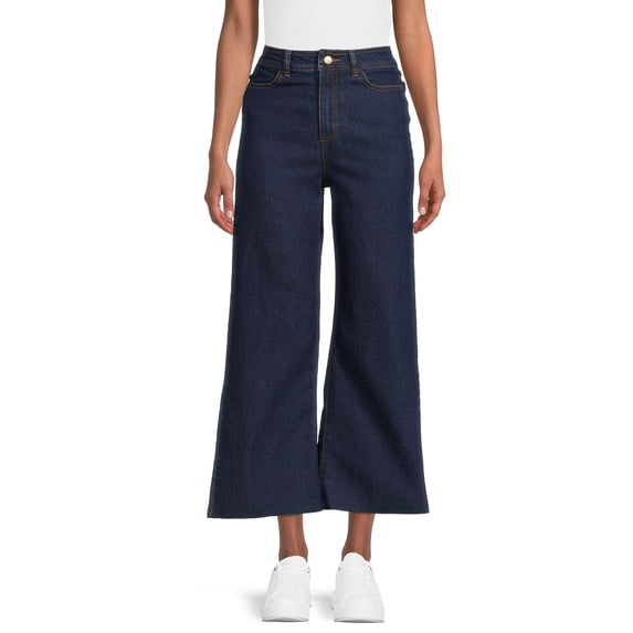 Nine.Eight Women's Sailor Style Flare Leg Jeans