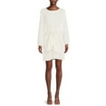 thumbnail image 1 of Nine.Eight Women’s Tie Waist Knit Cocktail Dress, 1 of 5