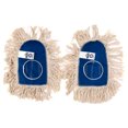 thumbnail image 1 of Nine Forty Industrial Strength Ultimate Cotton Floor Dust Mop Wedge Refill | Commercial Cleaner Mop Head Replacement - 2 Pack, 1 of 6