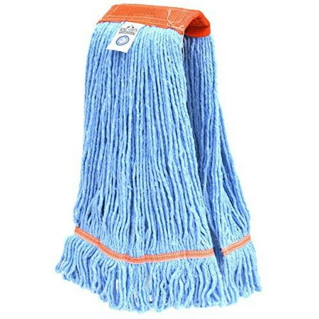 Nine Forty USA Floor Cleaning Wet Mop Head Refill | Replacement – Janitorial Heavy Duty Industrial | Commercial Yarn (1 Pack, Small)