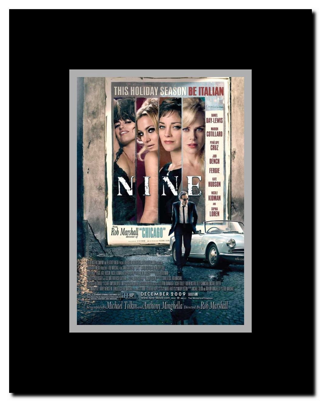 Nine Framed Movie Poster