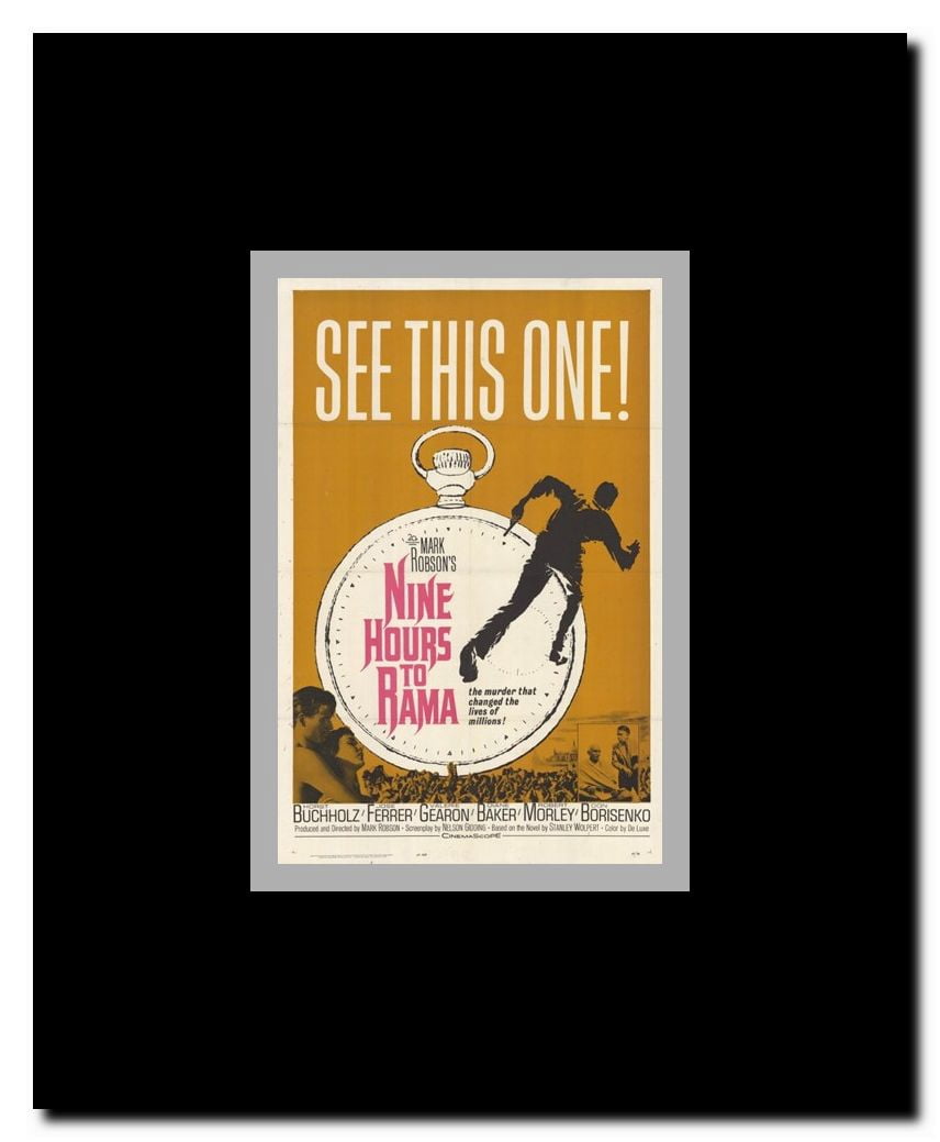 Nine Hours to Rama Framed Movie Poster