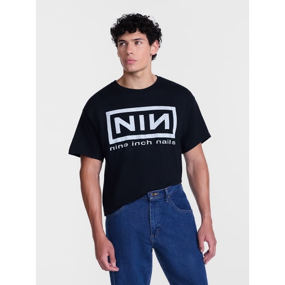 Nine Inch Nails Men's and Big Men's Graphic Tee with Short Sleeves, Sizes S-3XL