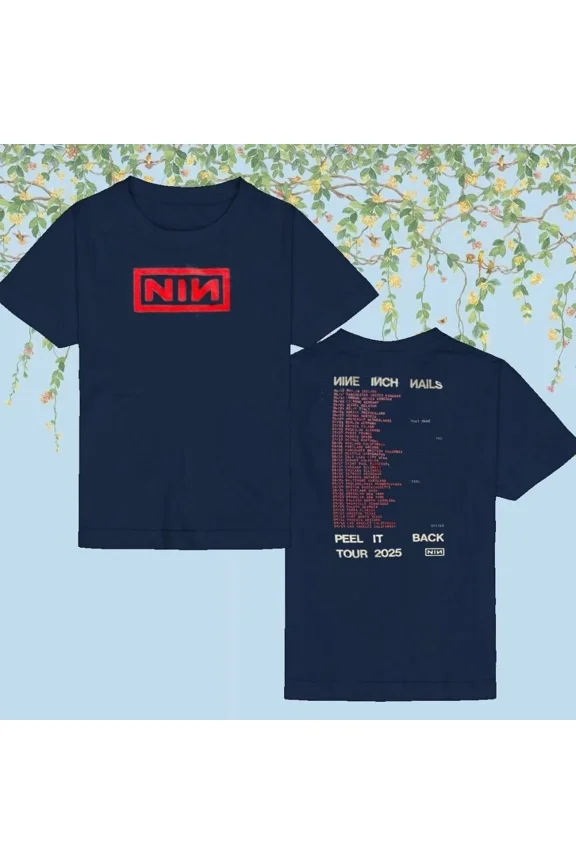 Nine! Inch Nails Peel It Back Tour 2025 NIN Concert Fan Gifts T-Shirt