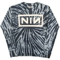 thumbnail image 1 of Nine Inch Nails Unisex Long Sleeve T-Shirt Logo (Wash Collection) (Large), 1 of 3
