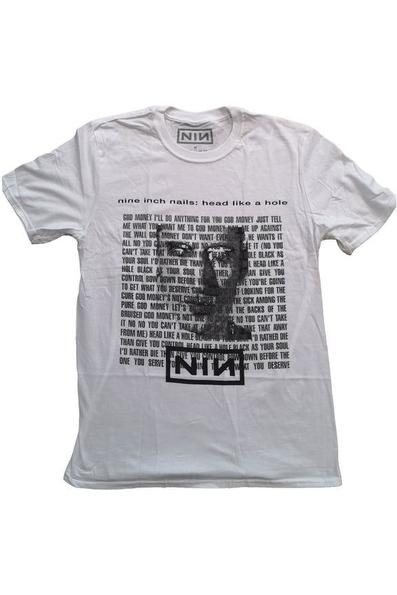 Nine Inch Nails Unisex T-Shirt Head Like A Hole (X-Large)