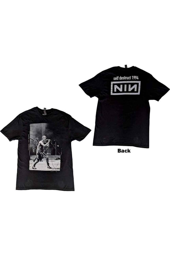 Nine Inch Nails Men's Self Destruct '94 T-Shirt X-Large | Officially Licensed Merchandise