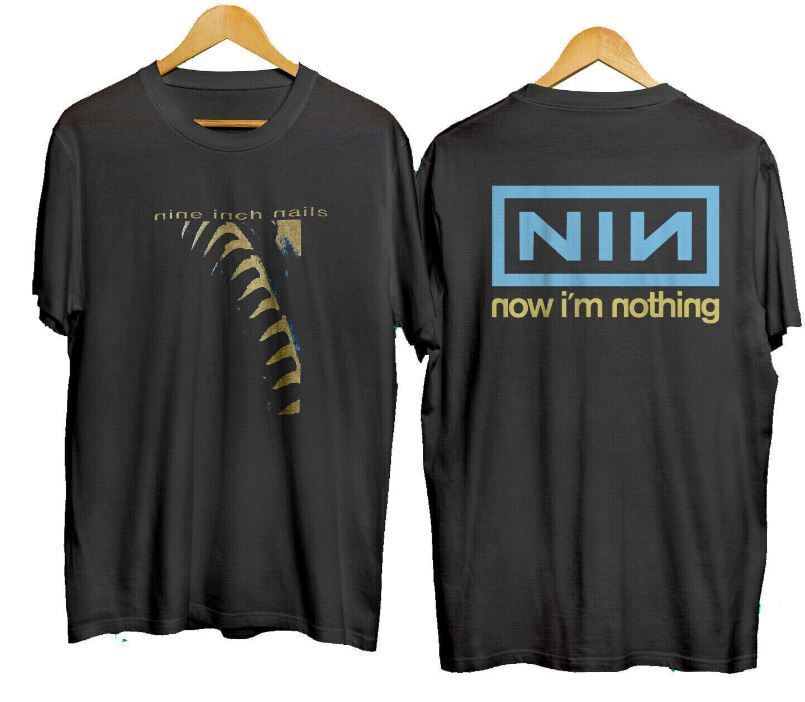 nine inch nails: now i'm nothing Tシャツ NINE INCH NAILS now i'm nothing TONAL TEXT FRUI