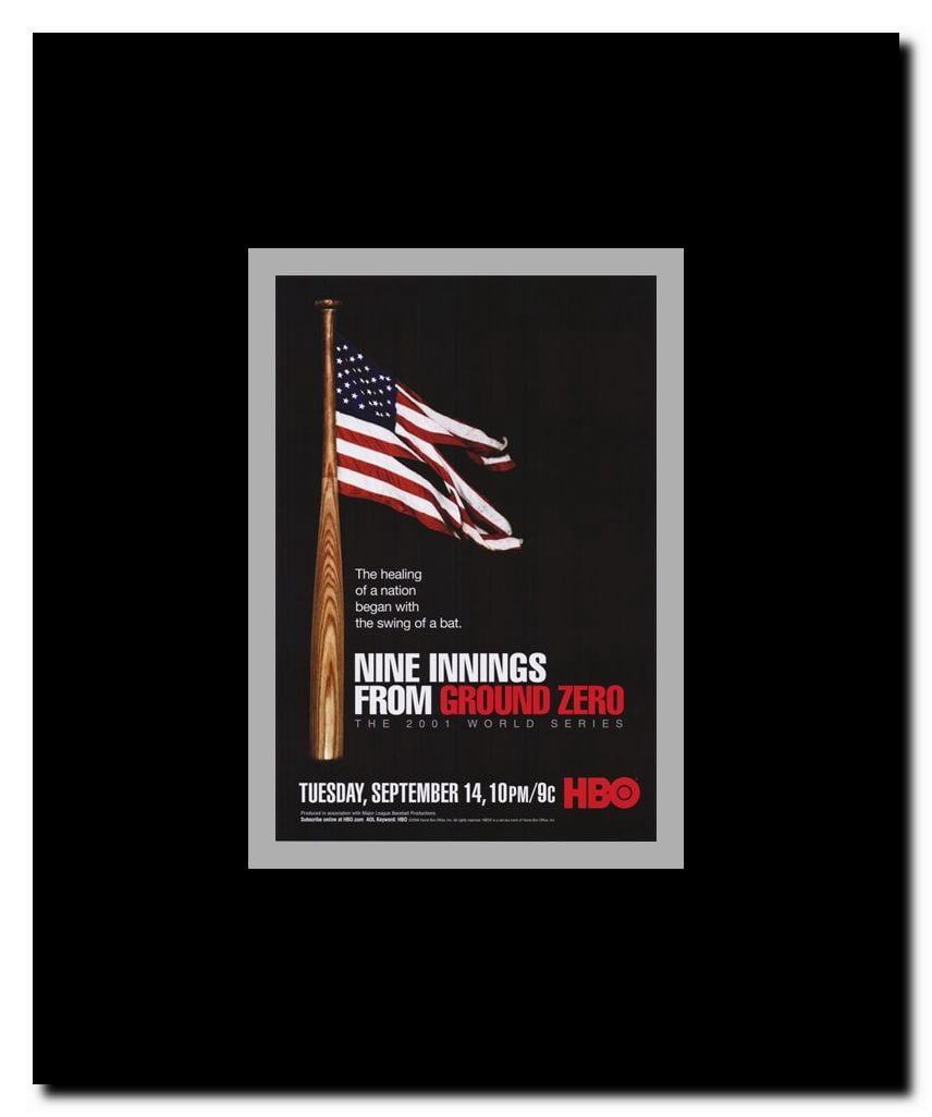 Nine Innings from Ground Zero Framed Movie Poster