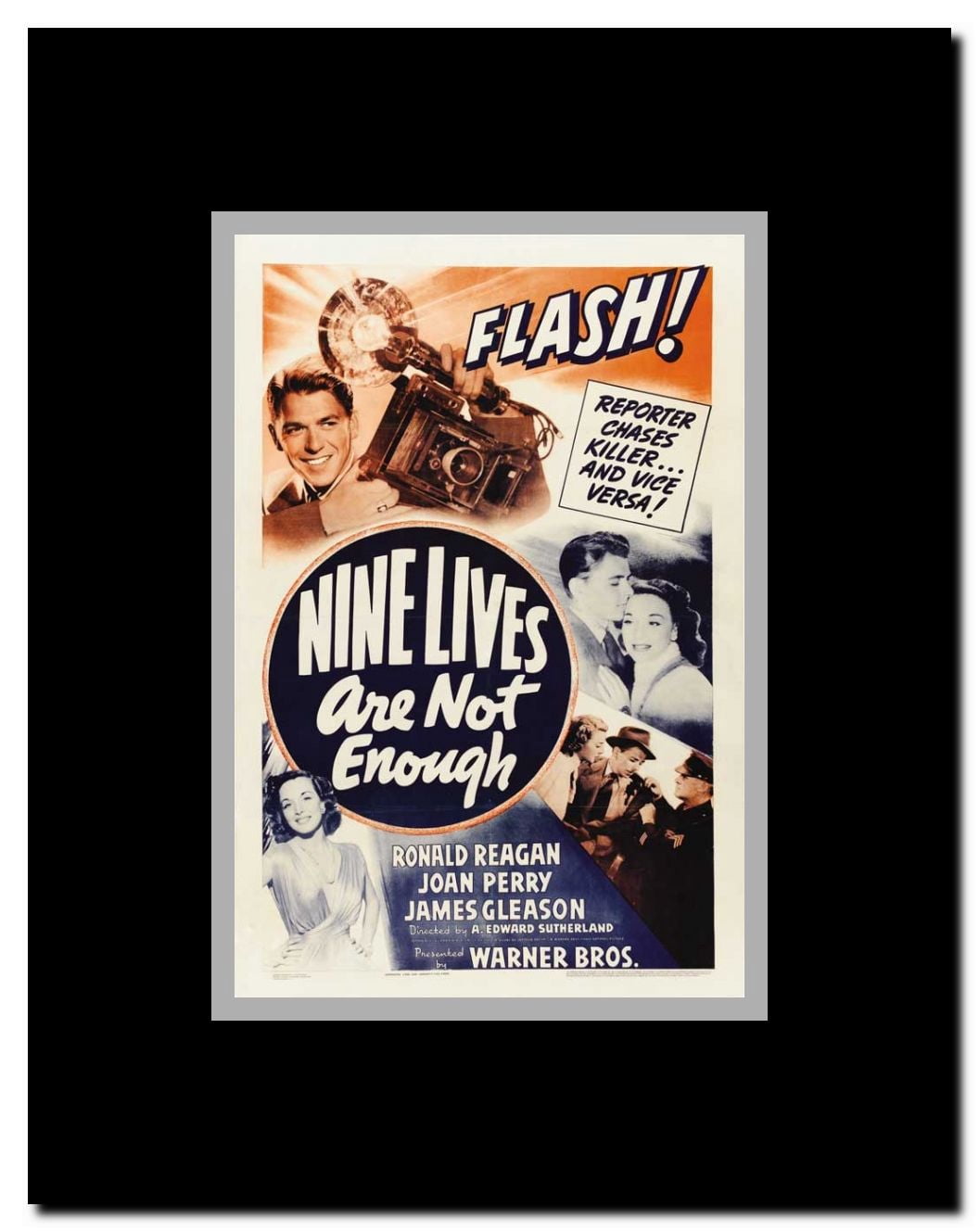 Nine Lives Are Not Enough Framed Movie Poster