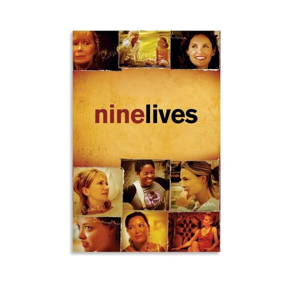 Nine Lives Film Festival Aesthetic Posters Surreal Wall Art Room Decor Poster