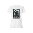 thumbnail image 1 of Nine Lives Left: Cat vs Shark Women's T-shirt, 1 of 3