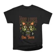 thumbnail image 1 of Nine Lives One Truth Mystical Cat Design T-Shirt Tee Gift For Him Merch For Her Apparel Fo, 1 of 2