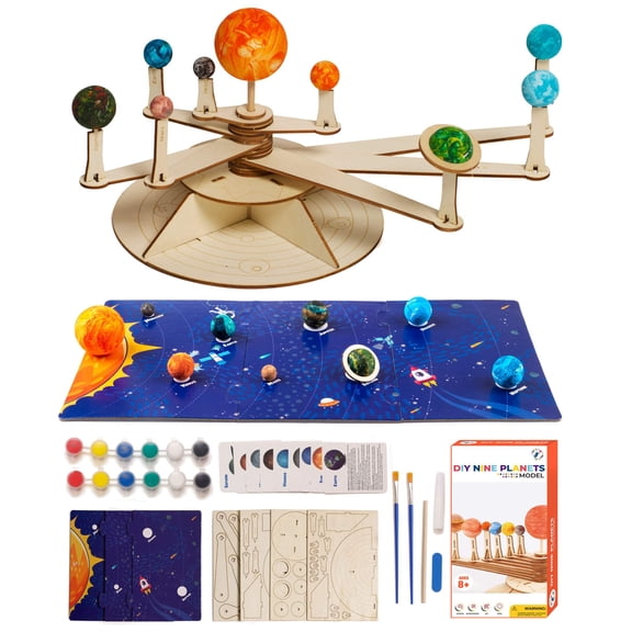 Nine Planets DIY Solar System Model for Kids