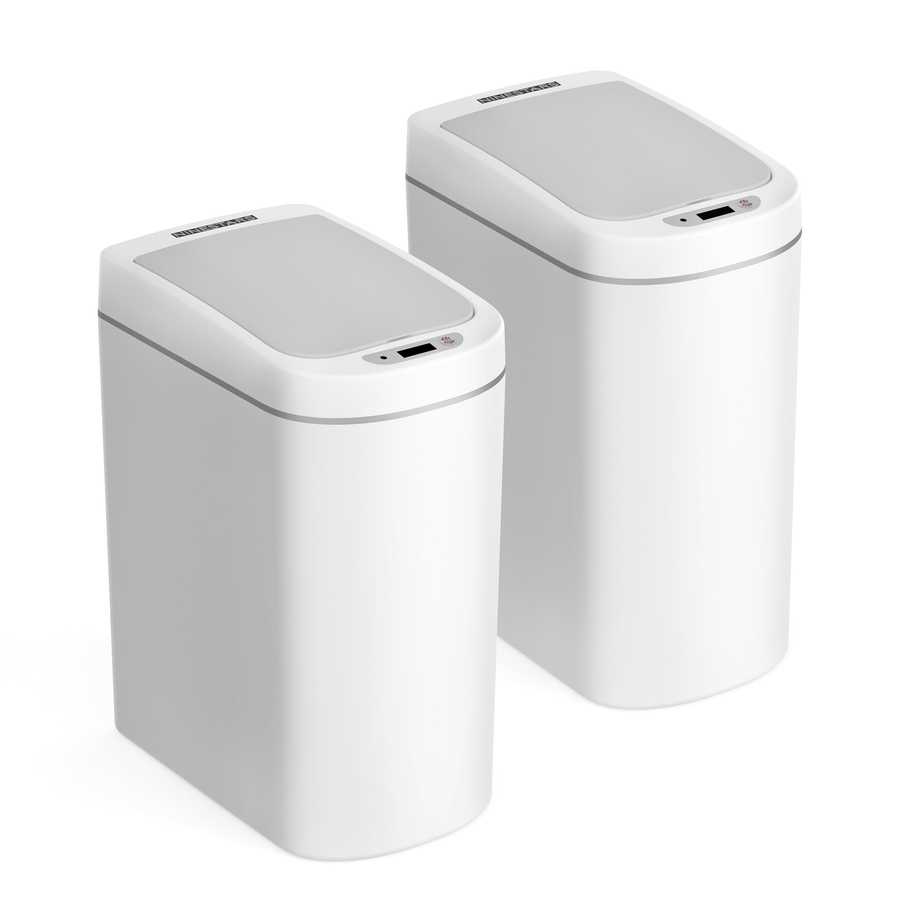 Nine Stars 1.8 Gallons Plastic Motion Sensor Waste Basket