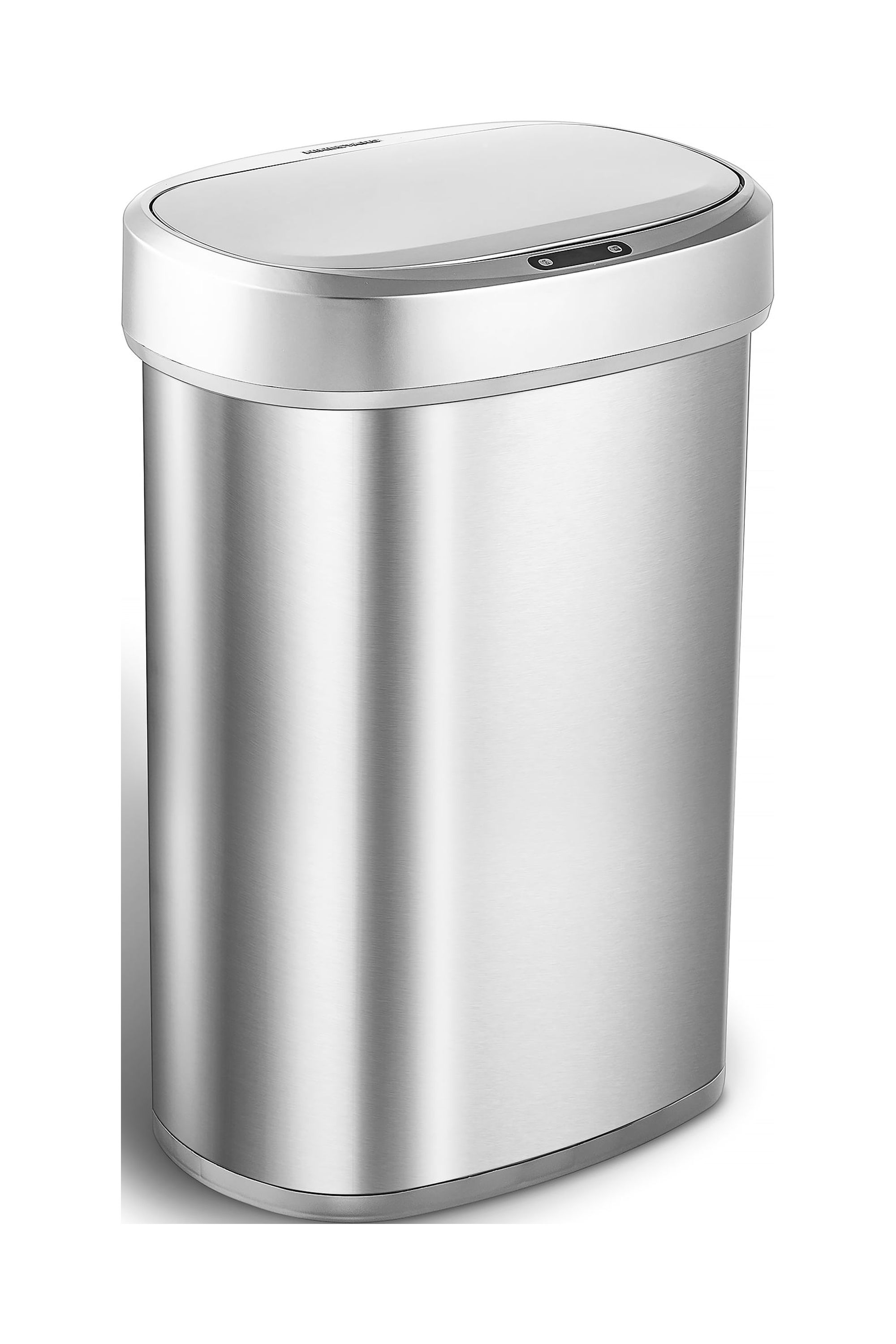 Nine Stars 13.2 Gallon Motion Sensor Trash Can with Stainless Steel Lid