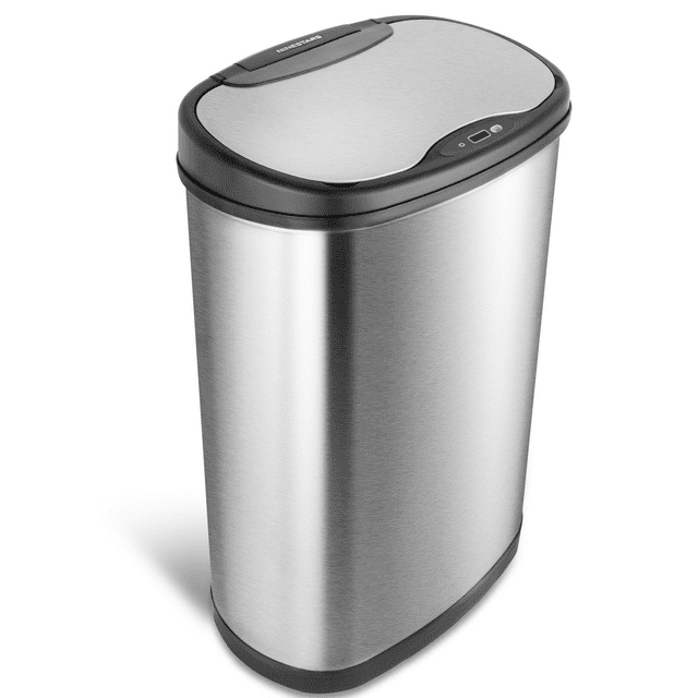 Nine Stars 13.2 Gallon Trash Can, Motion Sensor Kitchen Trash Can