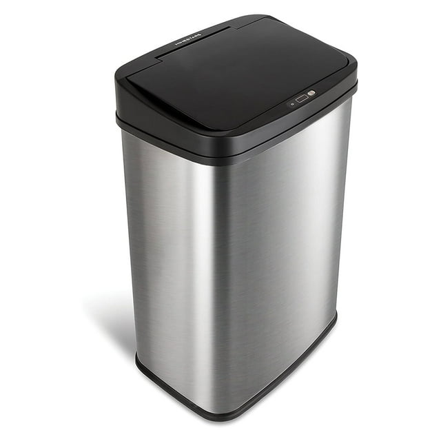 Nine Stars 13.2 Gallon Trash Can, Touchless Kitchen Trash Can