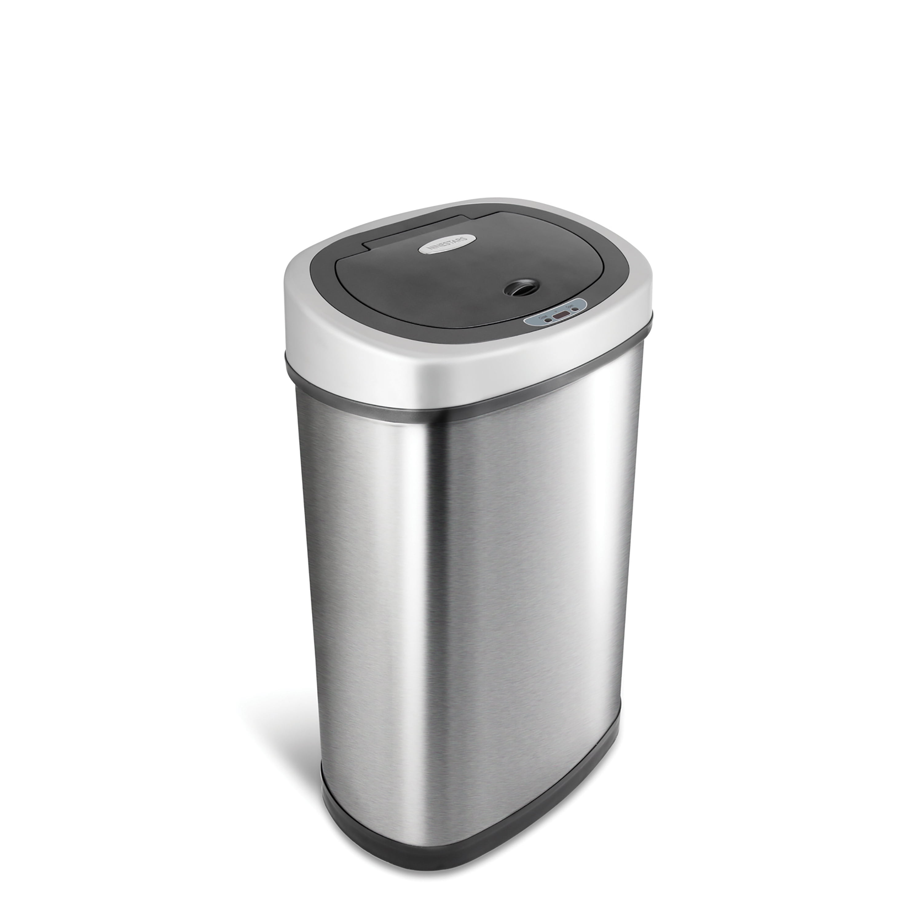 Nine Stars Automatic Kitchen Trash Can, 13 Gallon Stainless Steel