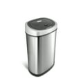 thumbnail image 1 of Nine Stars Automatic Kitchen Trash Can, 13 Gallon Stainless Steel Motion Sensor Garbage Bin with Soft Close Lid, Silver, 1 of 12