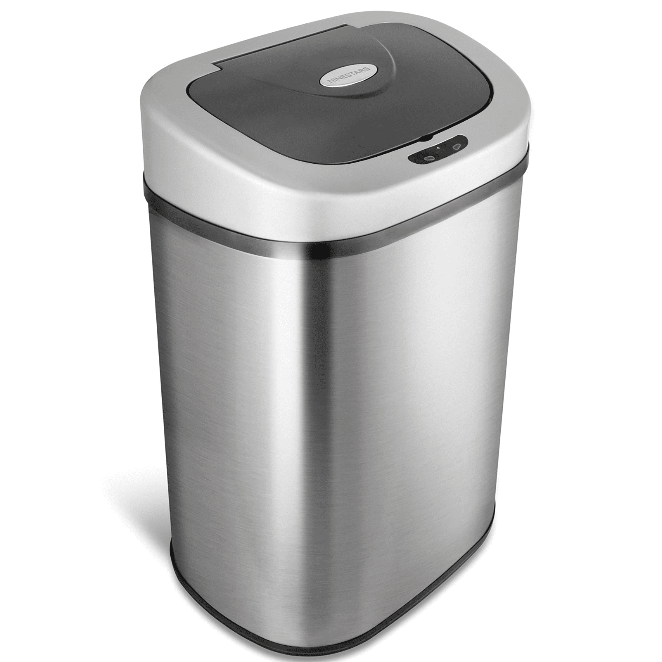  Tyyps Step Trash Can 13 Gallon/50L Stainless Steel Rectangular  Kitchen Metal Garbage Recycle Dustbin Container with lid Removable Inner  Pedal Handle for Home Office Bathroom Restroom, Silver : Industrial &  Scientific