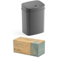thumbnail image 1 of Nine Stars Motion Sensor 3 Gallon Trash Can + Trash Bags, 1 of 6