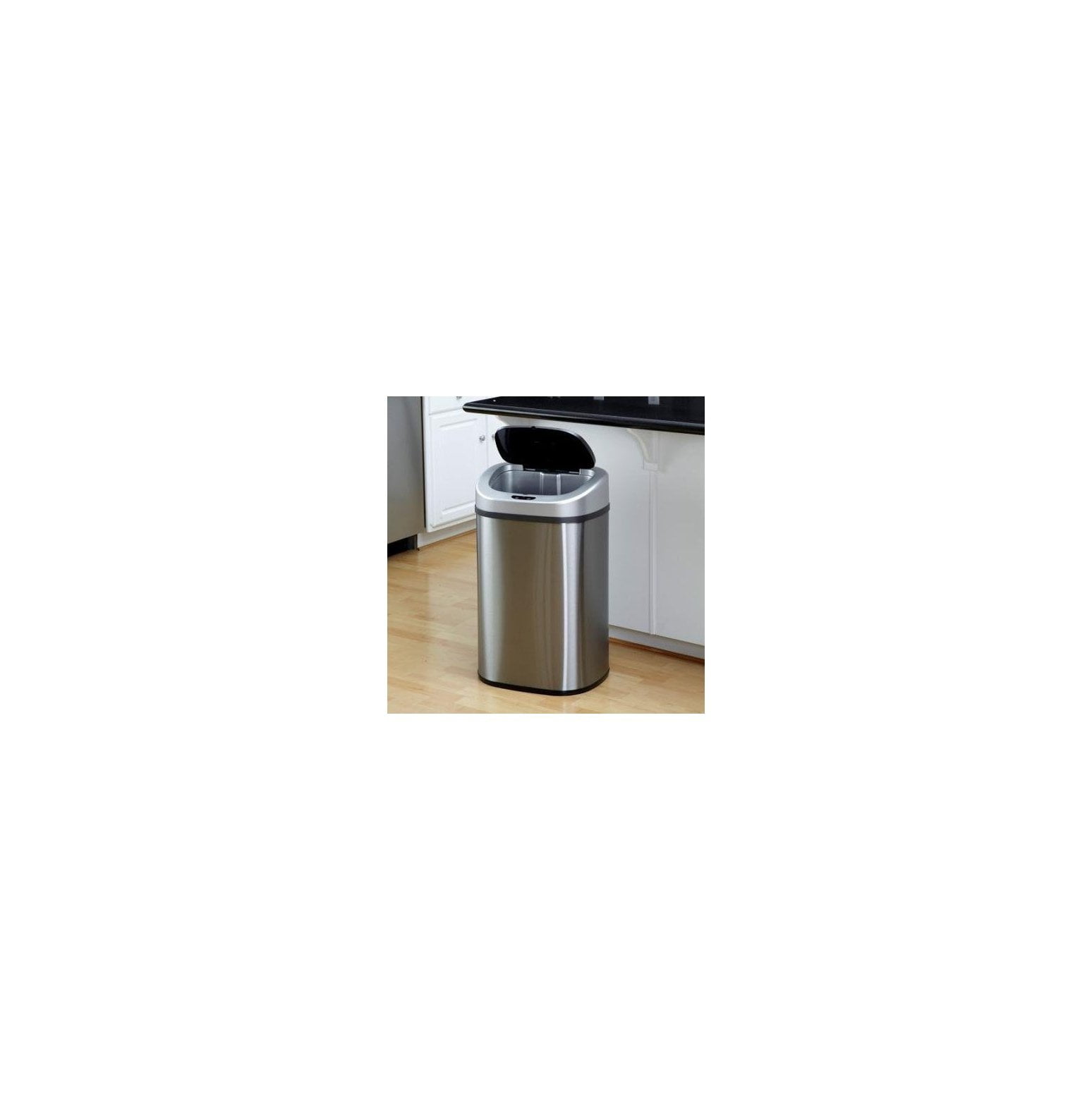 Nine Stars DZT804 Touchless Stainless Steel 21.1 Gallon Trash Can