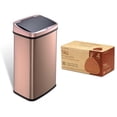 thumbnail image 1 of Nine Stars Motion Sensor Kitchen Trash Can + Trash Bags, 1 of 6