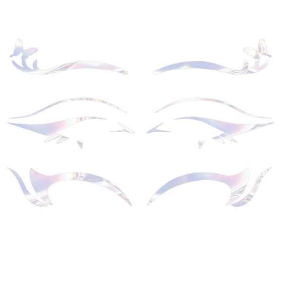 Nine Tail Eye Liner Eye Shadow Makeup Stencils Template Makeup. Stier B2I6