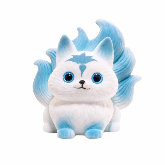 Nine-Tailed Fox Squishy Squeeze Ball Slow Rising Fidget Toy Stress Relief for Kids Adults Anxiety Relief Office Desk Party Favor Goodie Bag Filler Stocking Stuffer