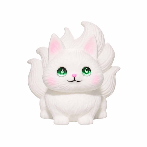 Nine-Tailed Fox Squishy Toy Slow Rising Anxiety Relief Squeeze Ball Fidget for Kids Adults Teens Anti-Stress Party Favor Goodie Bag Filler Stocking Stuffer Desk Decoration