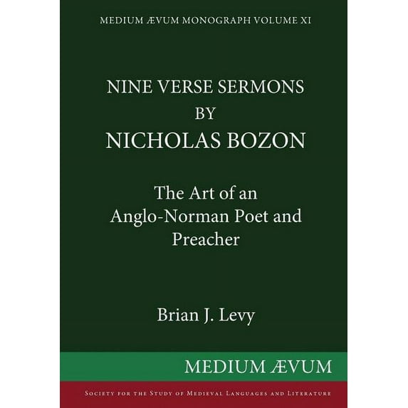 Nine Verse Sermons by Nicholas Bozon (Paperback)