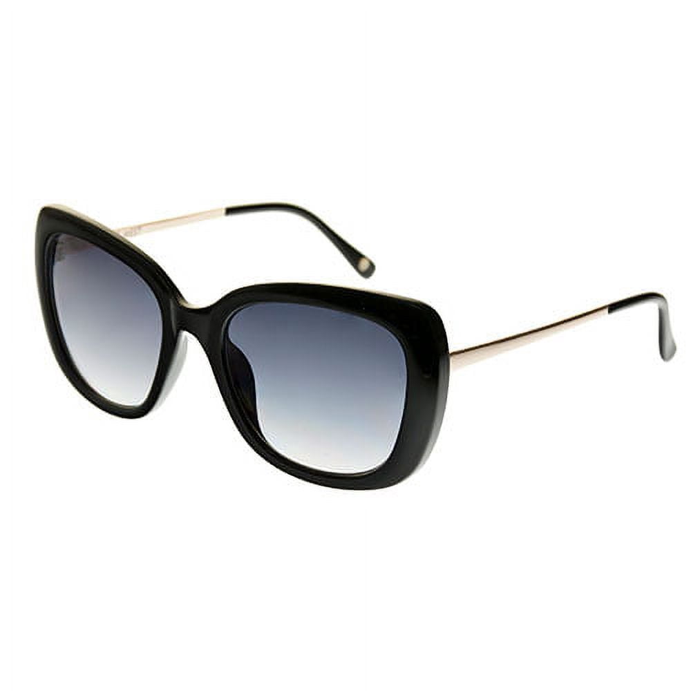 Nine West Black Medium Rectangle Sunglasses - Walmart.com display picture 2