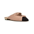 thumbnail image 1 of Nine West Find Ya 3 Barely Nude Slip On Pointed Closed Toe Cutout Detailed Mules (Barely Nude, 5), 1 of 3
