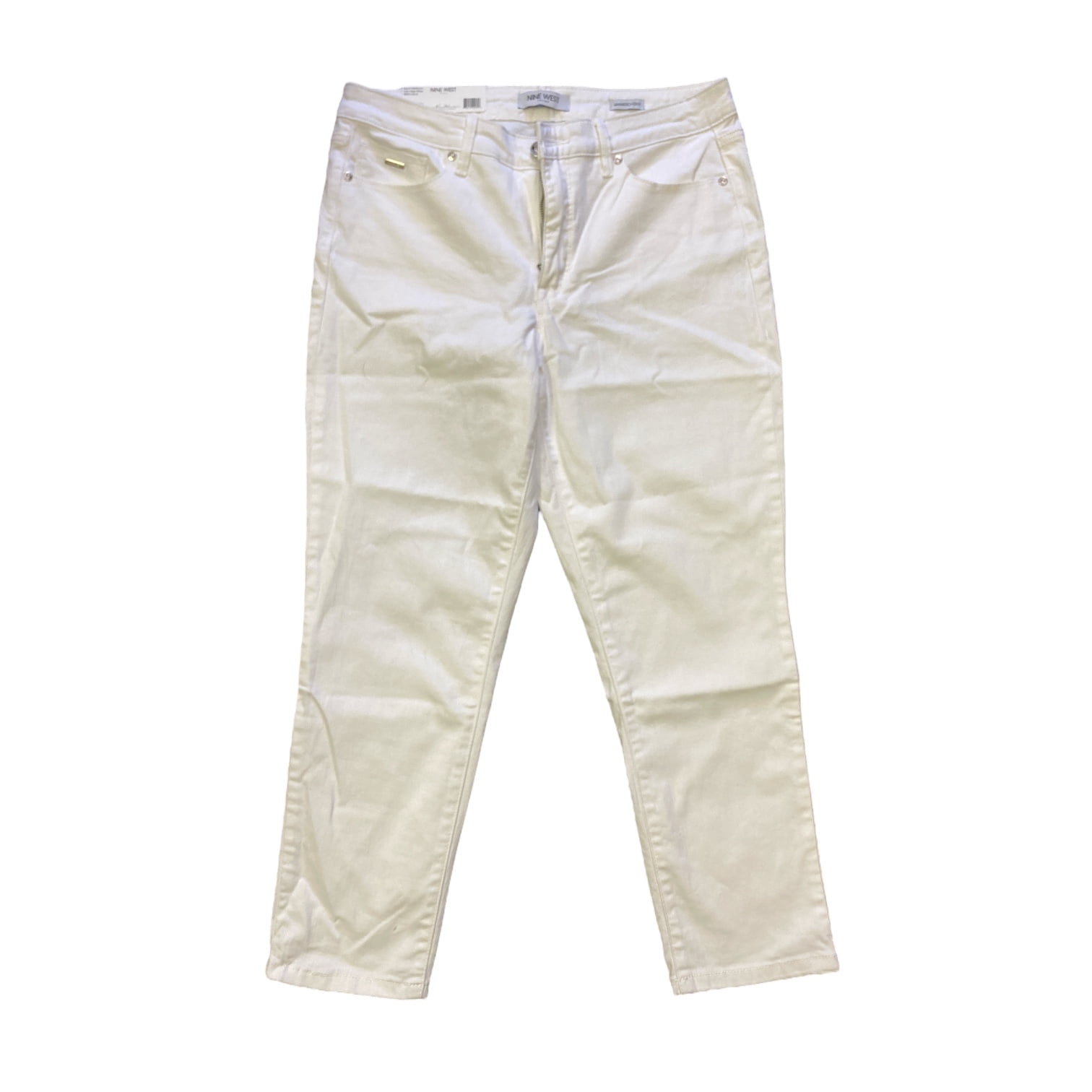 Flat Front Mid Rise Pockets Jeans (Women's)