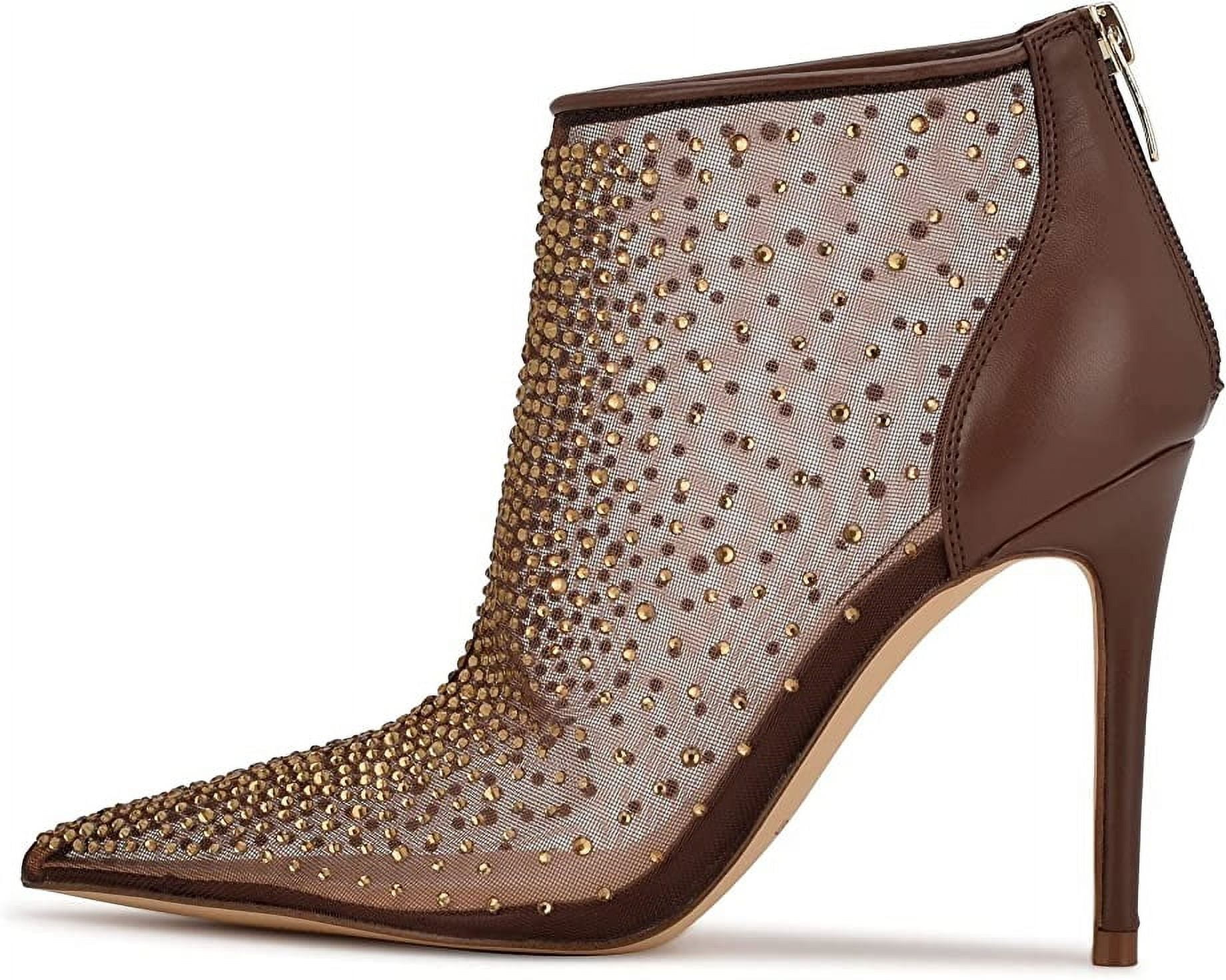 Nine west tan ankle hot sale boots