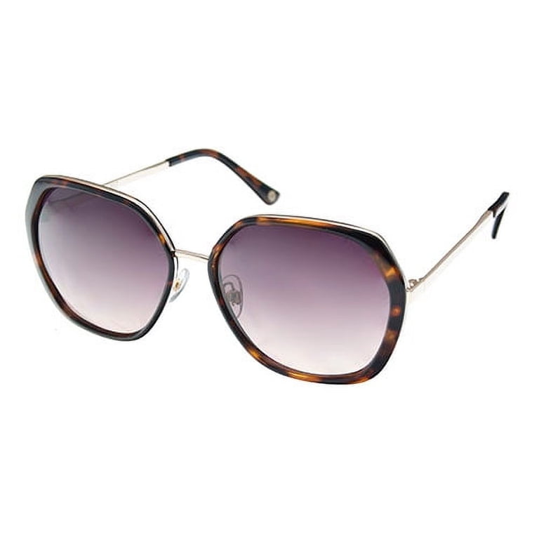 Nine West Medium Square Sunglasses Tortoise - Walmart.com display picture 1