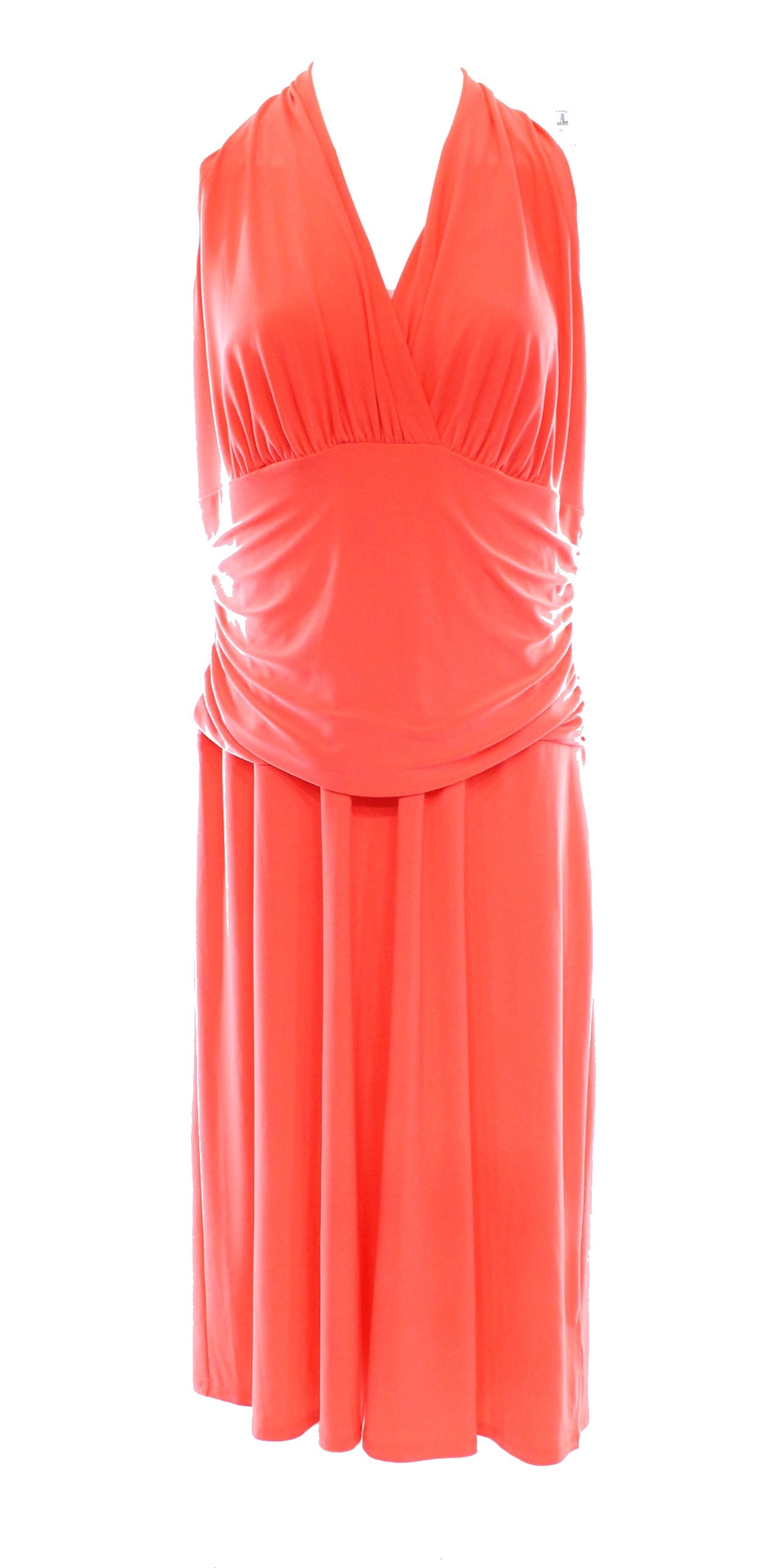 nine west orange dress Nine West Shift Dress Womens 10 Orange Sleeveless Eyelet Pattern