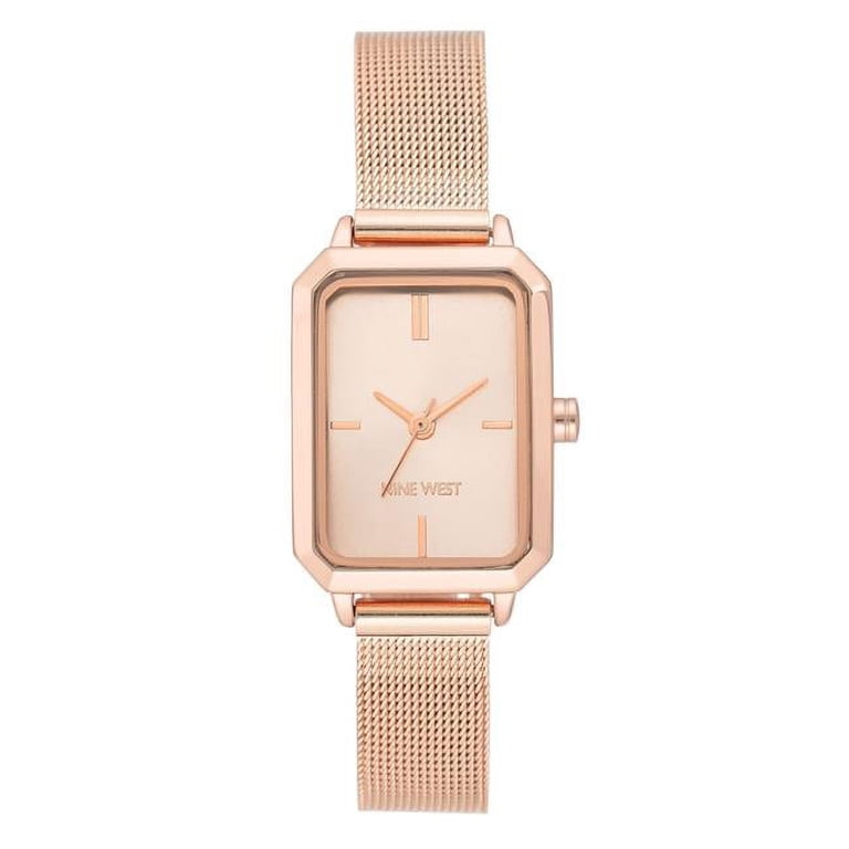 Nine West NW-2328RGRG Women Rose Gold Mesh Bracelet Watch  display picture 3