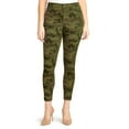 thumbnail image 1 of Nine West Printed Ankle Jeans in Green Military Camo, 4, 1 of 1