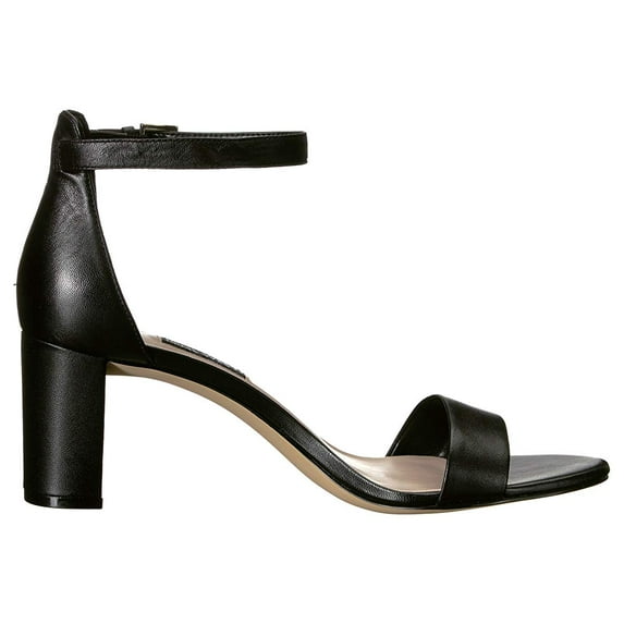Nine West Pruce Block Heel Sandal Black Nappa