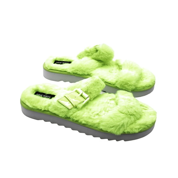 Nine West Women S Funkie Furry Slide Sandals