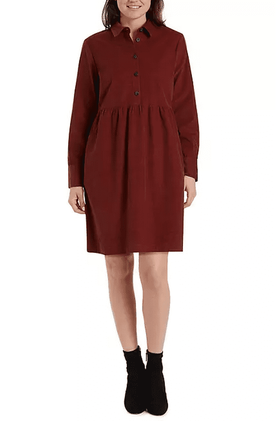 Women's Dress (Burnt Henna, Small)